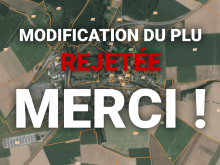 Rejet de la modification du PLU de Nanteuil
